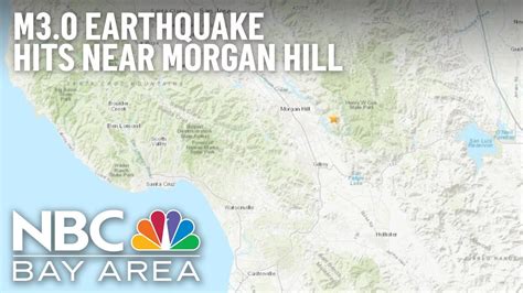 Earthquake strikes near Morgan Hill